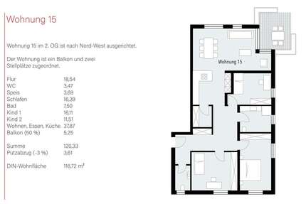 Wohnung zum Kaufen in Böbingen 476.000,00 € 116.72 m²