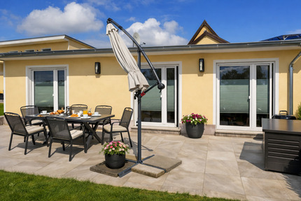 Ferienhaus direkt am Achterwasser-Loddin, Usedom, WLAN & Terasse - Koserow