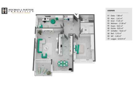Wohnung zum Kaufen in Dietzenbach 249.000,00 € 86.85 m²