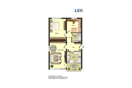 Wohnung zum Mieten in Barntrup 459,00 € 68 m²