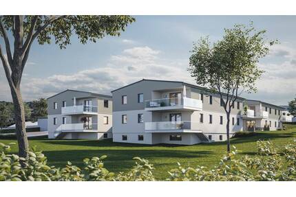 WOHNEN AM AMSELWEG - NEUBAU 4-Zimmer-Eigentumswohnung MIT BALKON - Ellingen Bay