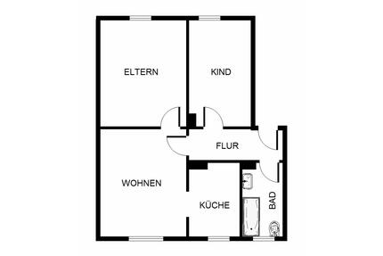 3-Zimmer-Wohnung in Gelsenkirchen Hassel