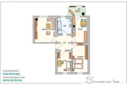 Wohnung zum Mieten in Zwickau 440,00 € 74.78 m²