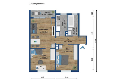 Wohnung zum Mieten in Kaufbeuren 650,00 € 63.42 m²