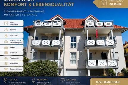 Moderne 3-Zimmer-Eigentumswohnung mit Balkon - Bretten