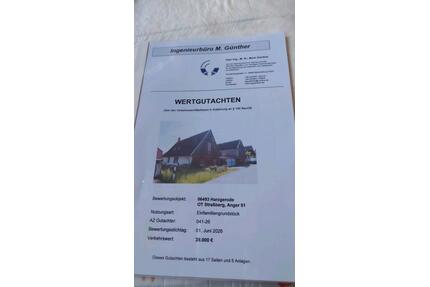 Ein Einfamilienhaus - 39.000,00&nbsp;EUR Kaufpreis, ca.&nbsp; 120,00&nbsp;m&sup2; in Ballenstedt (PLZ: 06493)