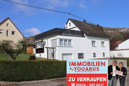 Einfamilienhaus mit separater Wohnung im Dachgeschoss, Garage, Terrasse, Garten, Keller - Freisen Oberkirchen