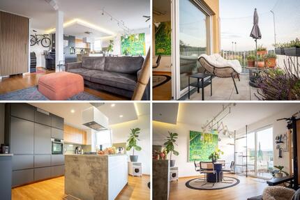 ▶ Provisionsfreie 3-Zi. Wohnung Biebertal - 102 m² Südbalkon 2 TG
