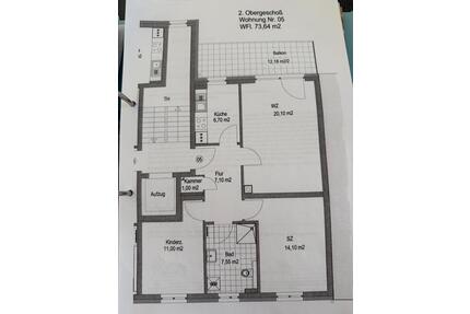 Schöne & große 3 Raum Wohnung - 361,00&nbsp;EUR Kaltmiete, ca.&nbsp; 74,00&nbsp;m&sup2; in Frankfurt (Oder) (PLZ: 15232) Beresinchen