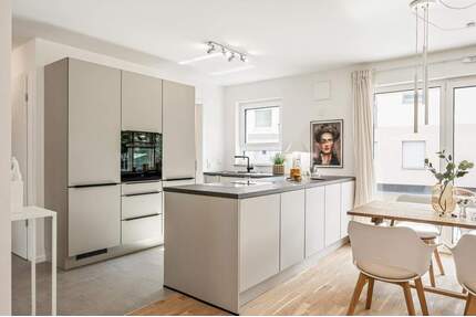 3 Zimmer-Wohnung mit eigenem Garten, Einbauküche und Full-Smart-Home - Wiesbaden