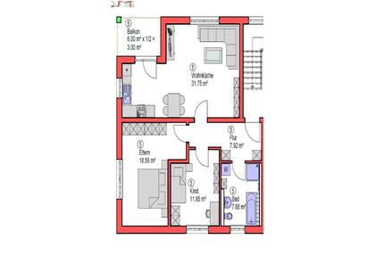 3 Zimmer Wohnung in Ergoldsbach zu vermieten