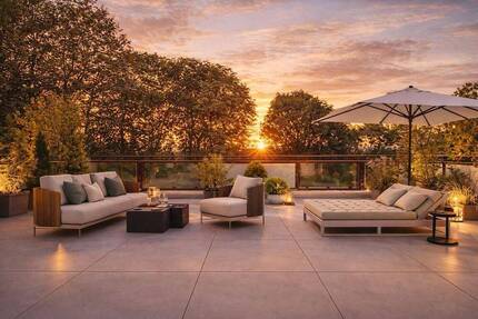 Penthouse-Traum über Isarhochufer: Luxus, Privatsphäre & spektakulärer Dachterrasse - PROVISIONSFREI - München Bogenhausen