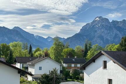 Ferienapartment mit Balkon, Berg- und Schlossblick in Füssen