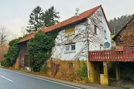 Ländliches Anwesen - EFH mit Scheune und Nebengebäuden - Mossautal Hüttenthal