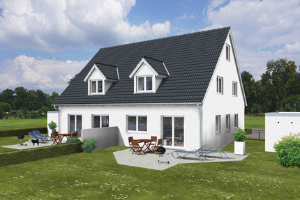 Doppelhaushälften Neubau in Berg bei Neumarkt in zentraler Ortslage. - Berg bei Neumarkt in der Oberpfalz