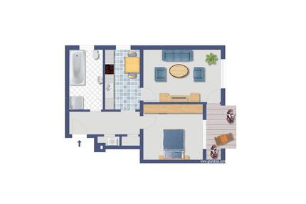 3,5 ZKB Dillenburg - 820,00&nbsp;EUR Kaltmiete, ca.&nbsp; 86,50&nbsp;m&sup2; in Dillenburg (PLZ: 35683)