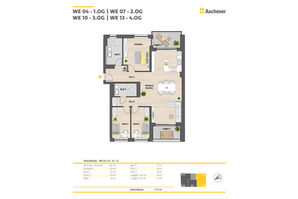 Wohnung zum Kaufen in Ehrenfeld 865.900,00 € 112 m²