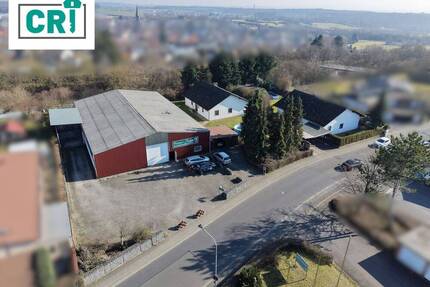 Fernwald-Steinbach: Gewerbehalle + 2 Einfamilienhäuser auf großem Grundstück - Fernwald / Steinbach