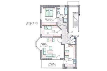 Komfortable 3 ZKB mit Südbalkon in BI-Jöllenbeck - Bielefeld