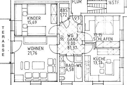 Wunderschöne 3 Zi Whg mit großer Terrasse & durchdachtem Grundris - Burgkirchen an der Alz