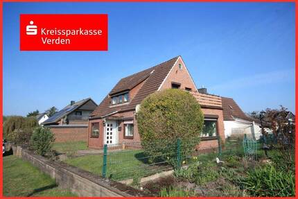 Solides Einfamilienhaus mit Einliegerwohnung in ruhiger Lage! - Langwedel Völkersen
