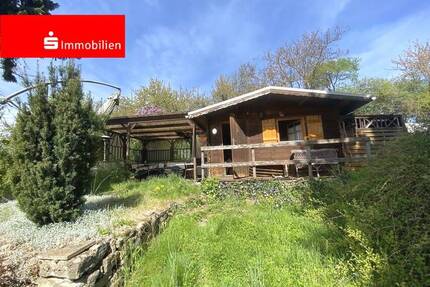 ** Freizeitgrundstück mit Gartenhaus am Südhang ** - Dornburg-Camburg
