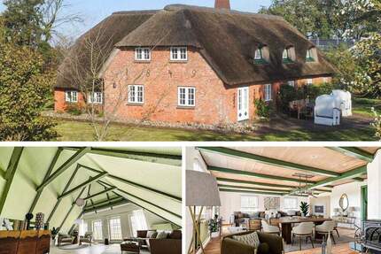 SYLT vor der Haustür - Reetdachtraum in (fast) Alleinlage. Ein JUWEL zum verlieben ... - Emmelsbüll-Horsbüll