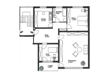 Wohnung zum Mieten in Duisburg 840,00 € 105 m²