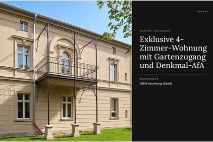 Provisionsfrei* Gründerzeitwohnung in alter Villa - Naumburg(Saale)