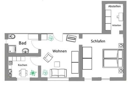 Gemütliche 2-Zimmer-Souterrainwohnung mit Stellplatz - Altenahr