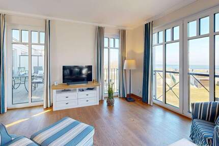 Exklusive Penthousewohnung mit Meerblick in Heiligendamm - nur 50 m bis zur Ostsee - Seebad Heiligendamm