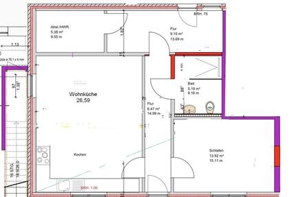 Modern sanierte 2-Zimmer Wohnung im Erdgeschoss - Twistringen
