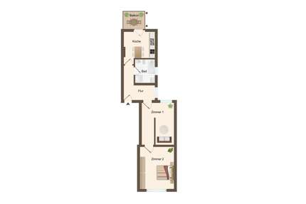 Wohnung zum Kaufen in Rostock 194.500,00 € 56.25 m²