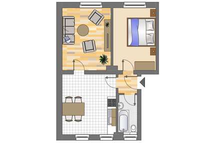 Wohnung zum Mieten in Dortmund 474,00 € 47.8 m²