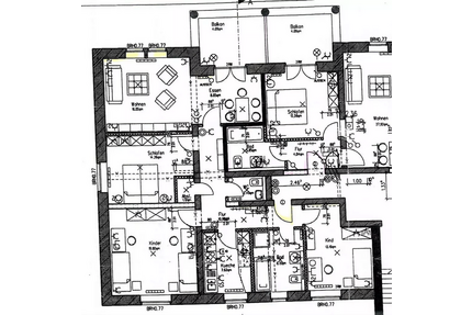 4-Zimmerwohnung mit Gäste-WC und Balkon in schöner Villa - Wendisch Rietz