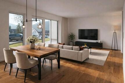 Moderne 2-Zimmer Neubau-Eigentumswohnung mit Terrasse - Nassau