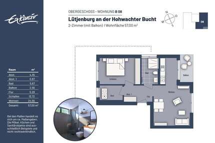 Wohnung zum Kaufen in Lütjenburg 259.000,00 € 57 m²