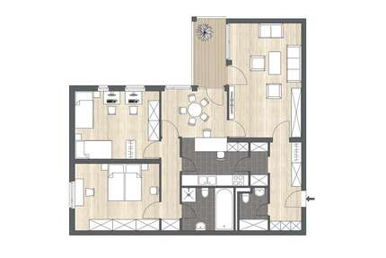 Wohnung zum Kaufen in Waldkirch 314.500,00 € 96.36 m²