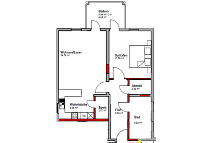 Schöne,helle und moderne 2-ZW in denkmalgeschütztem Haus in Zell - Zell am Main