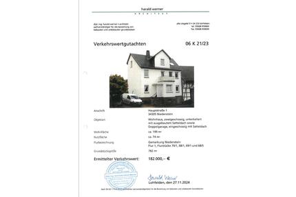 Haus mit Grundstück - 66.400,00&nbsp;EUR Kaufpreis, ca.&nbsp; 199,00&nbsp;m&sup2; in Niedenstein (PLZ: 34305)