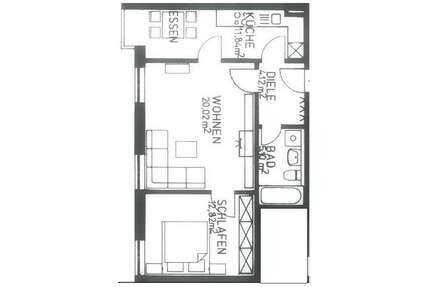 Wohnung zum Kaufen in Thalheim 70.000,00 € 55.6 m²