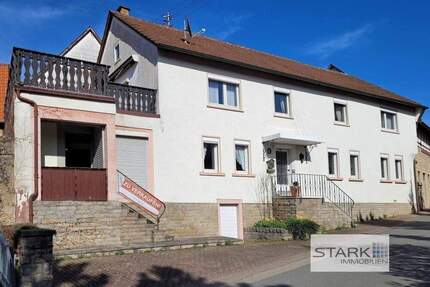 Messelhausen: Großes Wohnhaus mit Scheune, Garage, Laden und Garten! - Lauda-Königshofen