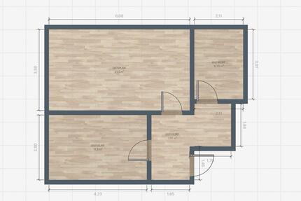 Wohnung zu VERMIETEN 47qm - 400,00&nbsp;EUR Kaltmiete, ca.&nbsp; 47,00&nbsp;m&sup2; in Barntrup (PLZ: 32683)