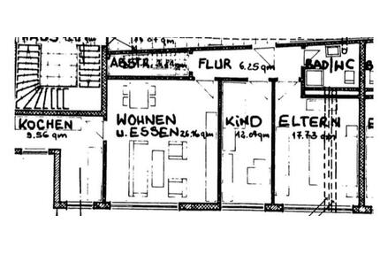 Zentrale 75 m² Wohnung in Lauterecken mit EBK & Stellplatz