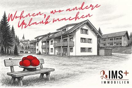 Wohnen, wo andere Urlaub machen | Neubauwohnung mit Stil im Herzen von Herrischried im KfW40-Standard