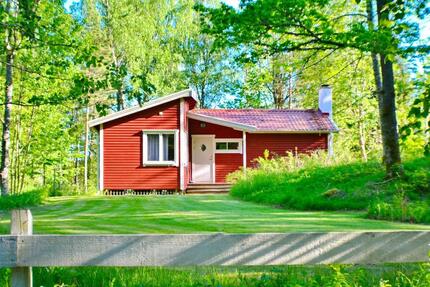 Rot-weißes „Haus Skärsboda“ ruhige Lage am See☀️Småland, Schweden - Weyhe
