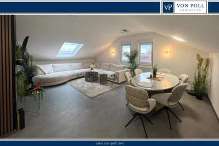 Sanierte 2-Zimmer-Dachgeschosswohnung in Heddesheim