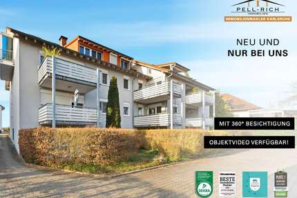 Wohnung zum Kaufen in Karlsruhe 295.000,00 € 88.65 m²