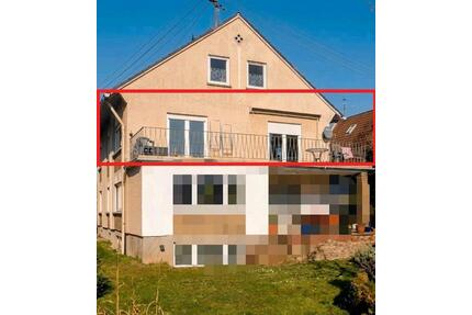 Wohnung mit großem Südbalkon und Gartenmitbenutzung - Friedelsheim