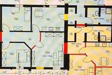 3 Zimmer Wohnung in Rabel - 1.260,00&nbsp;EUR Kaltmiete, ca.&nbsp; 95,00&nbsp;m&sup2; in Esgrus (PLZ: 24402)